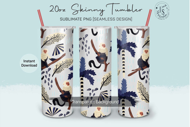 tropical-monkey-20oz-tumbler-sublimation