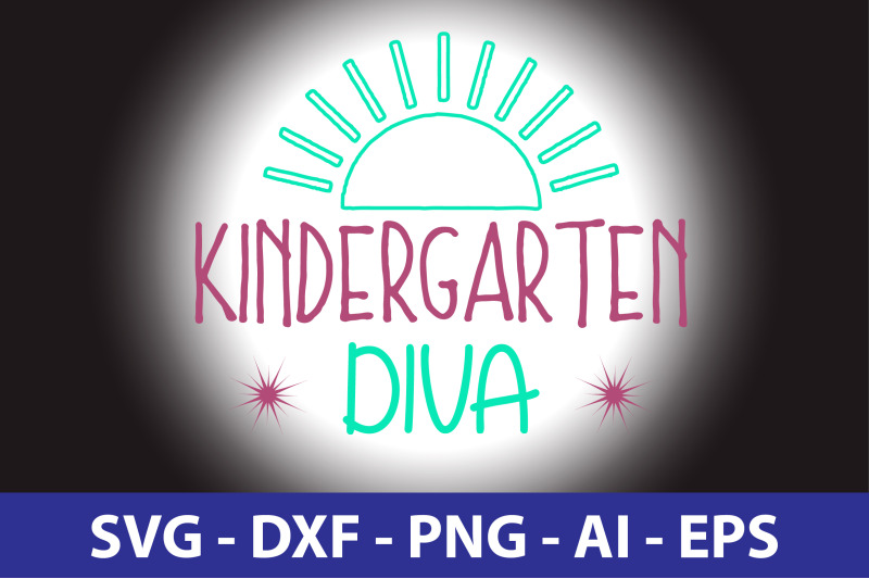 kindergarten-diva-svg-cut-file