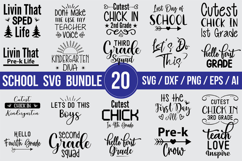 school-svg-bundle