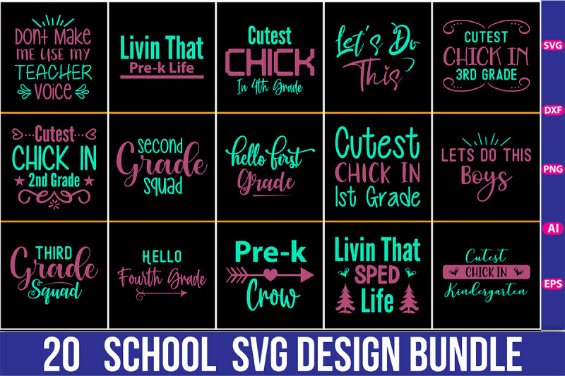 school-svg-bundle