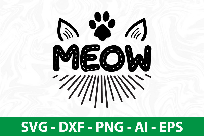 meow-svg-cut-file