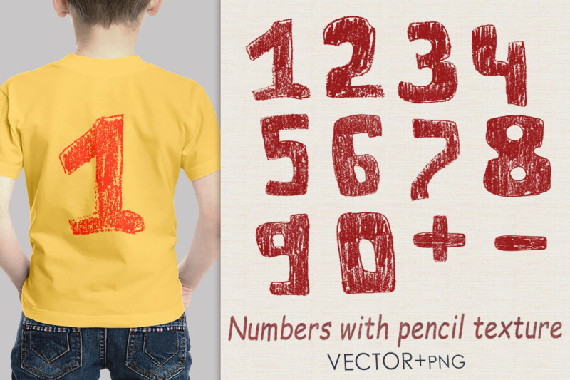 numbers-with-pencil-texture