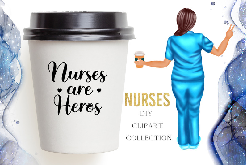 nurses-clipart-diy-custom-portrait