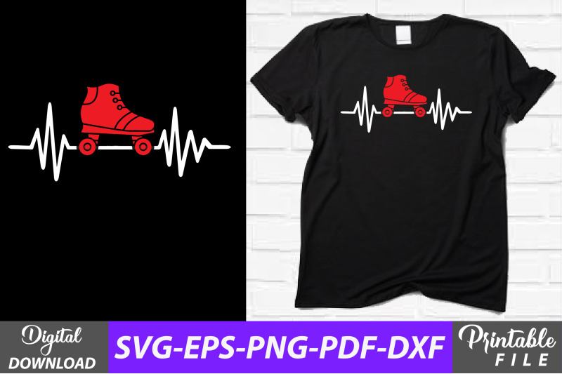 skate-with-heartbeat-vector-sublimation