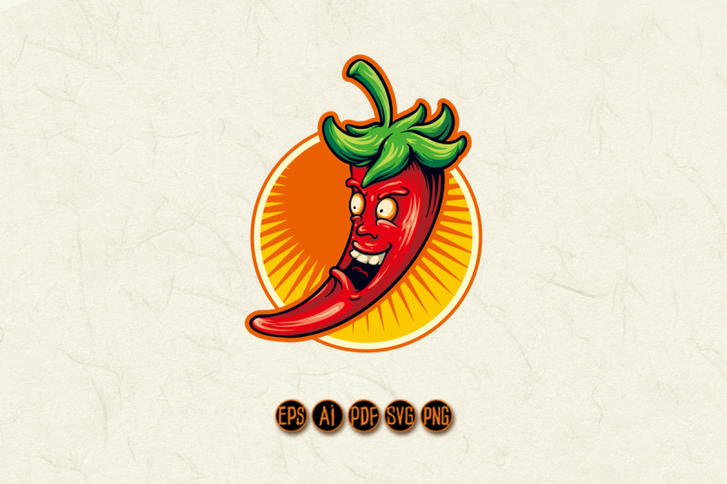 red-chili-flavour-mascot-logo-illustrations