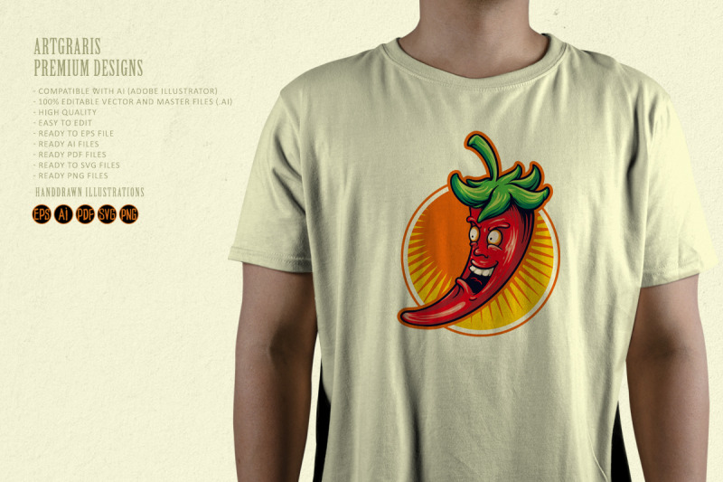 red-chili-flavour-mascot-logo-illustrations