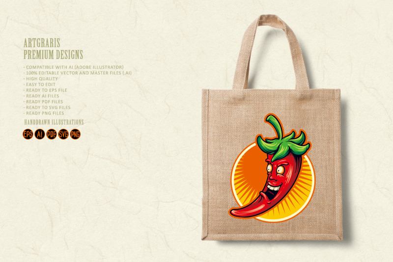 red-chili-flavour-mascot-logo-illustrations