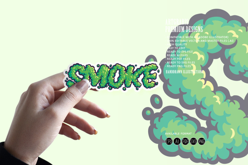 smoke-text-vape-effect-style-illustrations