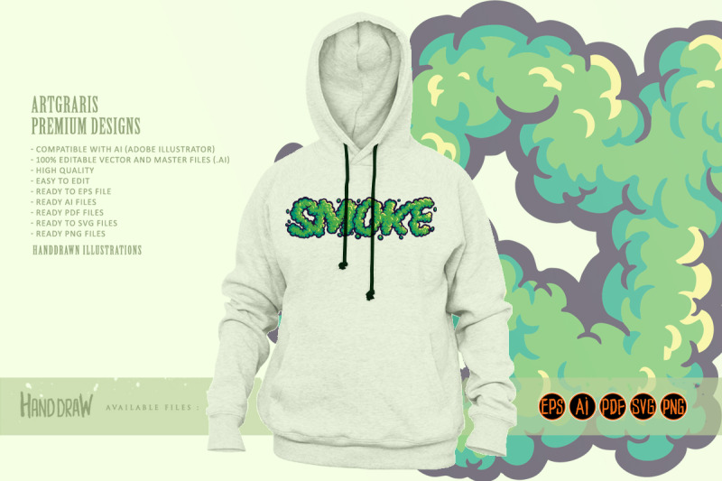 smoke-text-vape-effect-style-illustrations