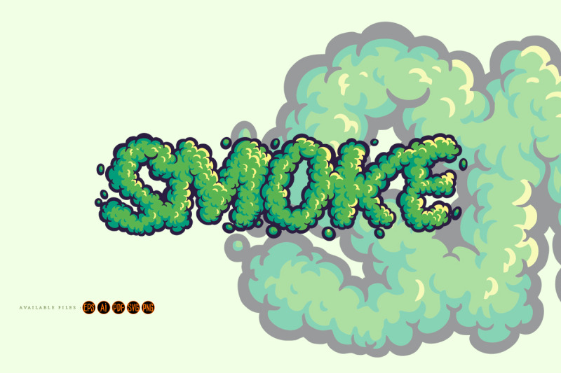 smoke-text-vape-effect-style-illustrations