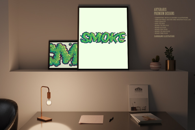 smoke-text-vape-effect-style-illustrations