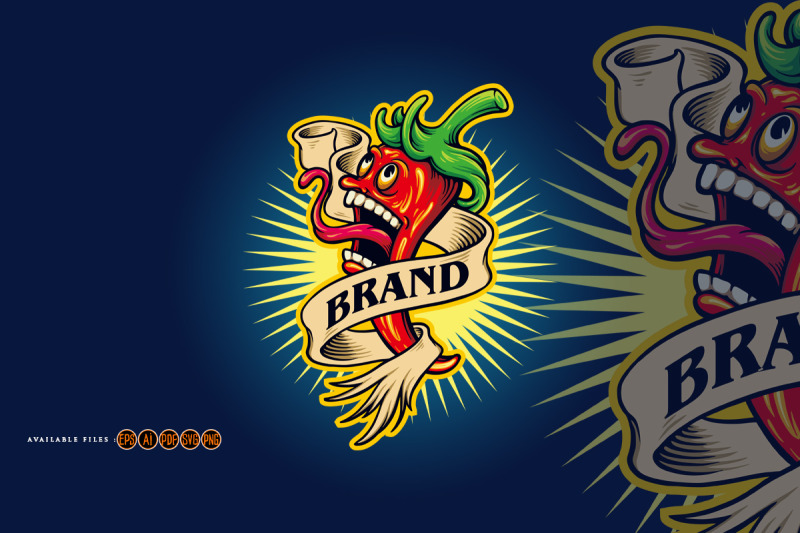 spicy-red-chili-flavour-restaurant-mascot-logo