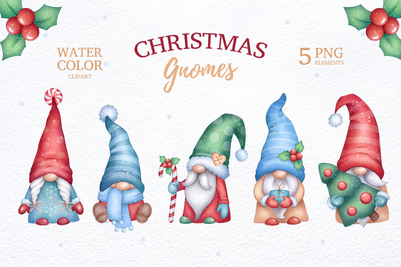 christmas-nordic-gnomes-watercolor-clipart