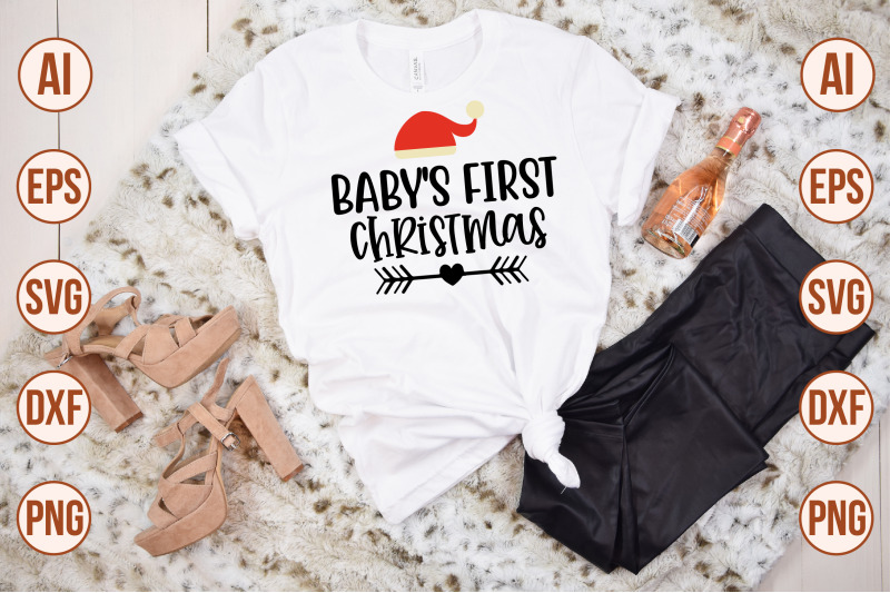 baby-039-s-first-christmas-svg