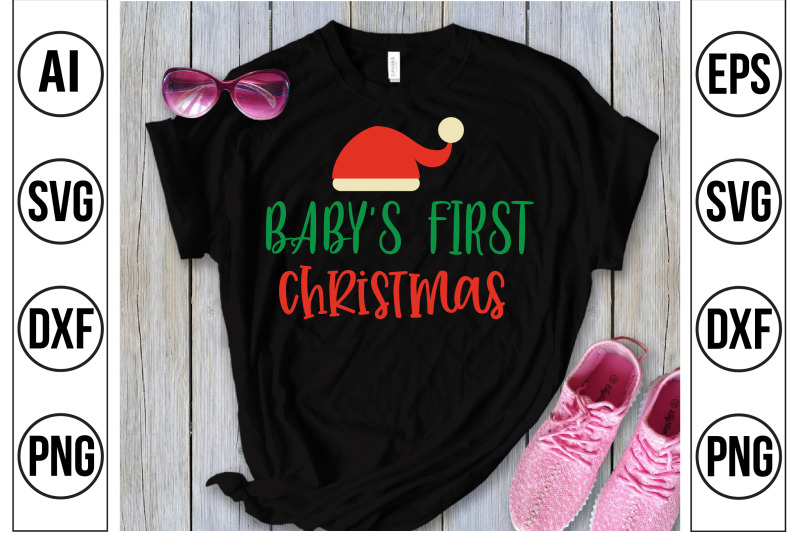 baby-039-s-first-christmas-svg