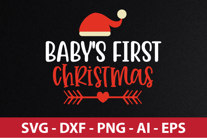 baby-039-s-first-christmas-svg