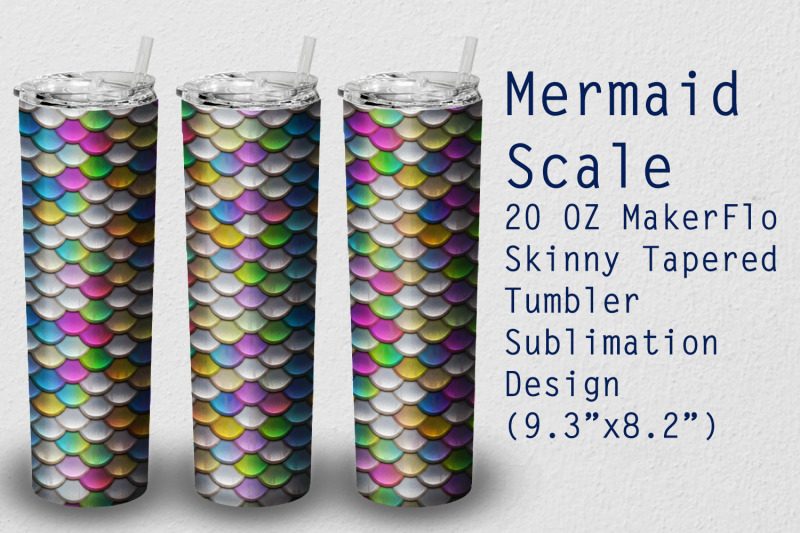 tumbler-tapered-20-oz-sublimation-mermaid-wrap-design