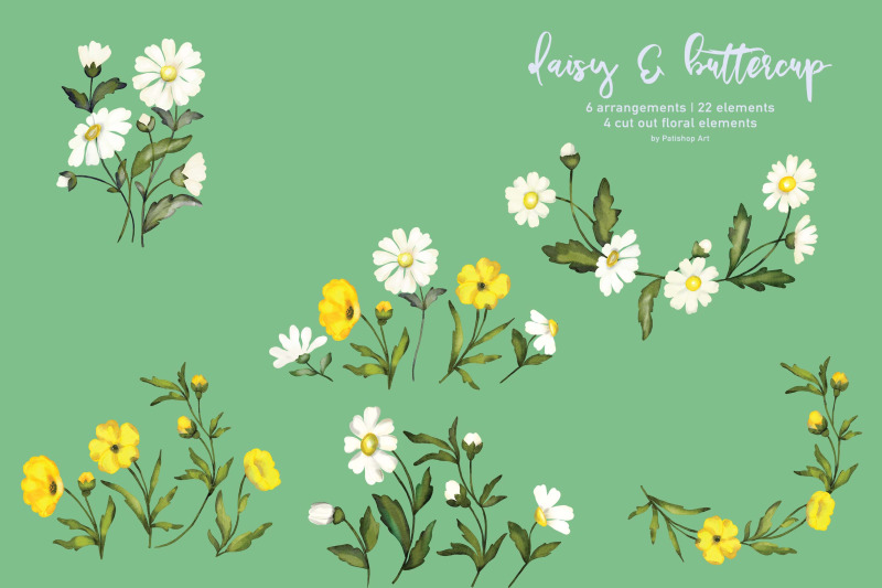 watercolor-daisy-amp-buttercup-clipart