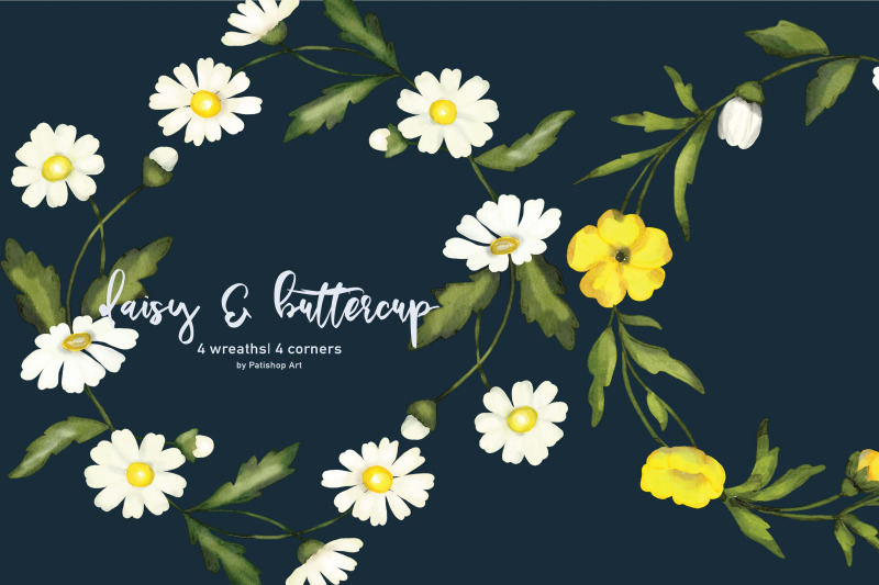 watercolor-daisy-amp-buttercup-clipart