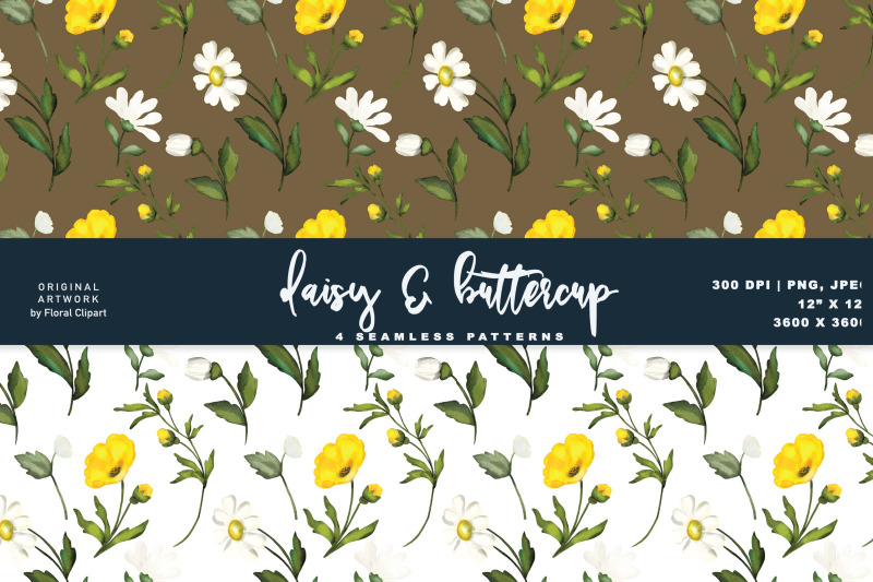 watercolor-daisy-amp-buttercup-clipart