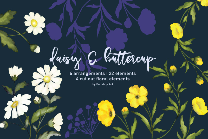 watercolor-daisy-amp-buttercup-clipart