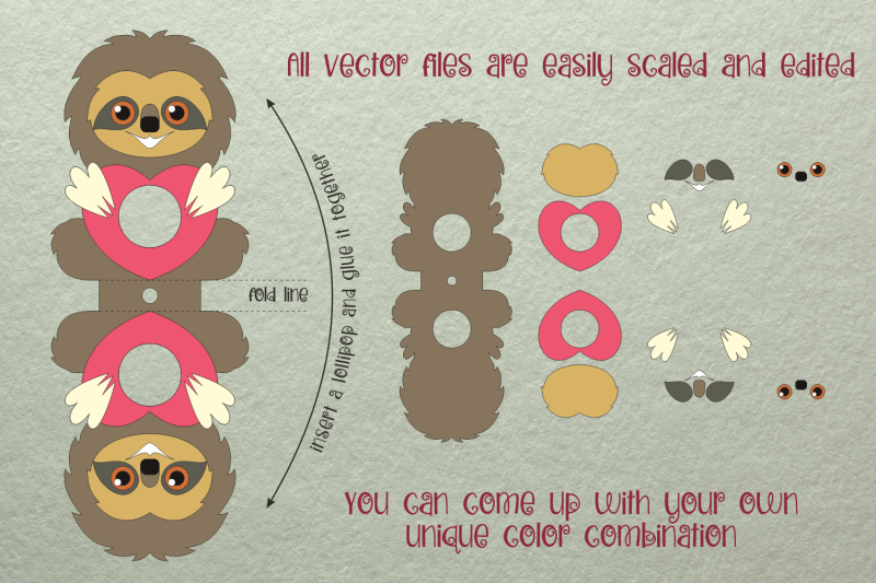 sloth-lollipop-holder-valentines-template-svg