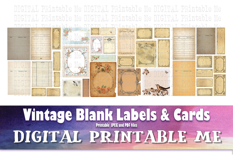 blank-vintage-labels-cards-junk-journal-kit-tea-stained-pharmacy-apot