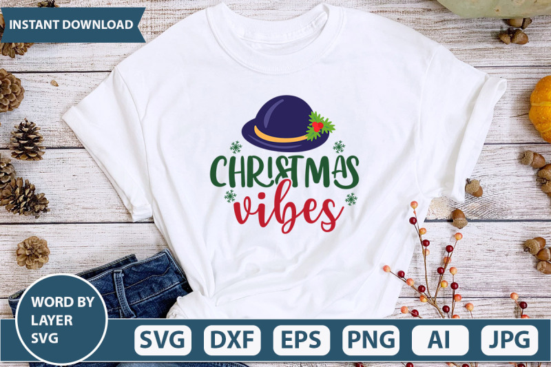 christmas-vibes-svg-cut-file