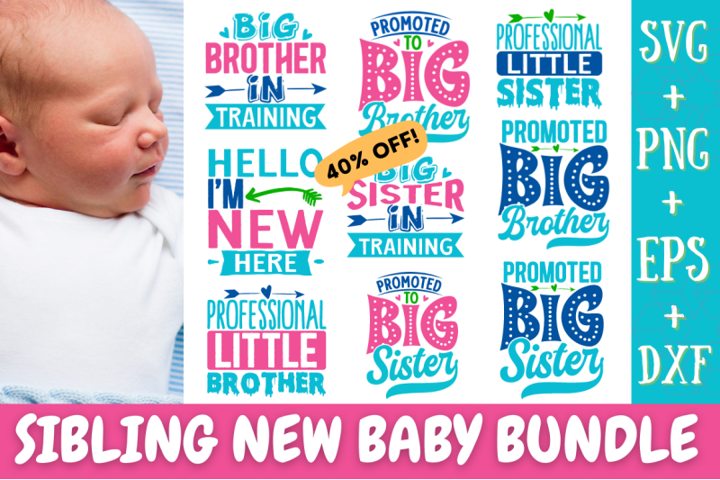 sibling-new-baby-svg-bundle