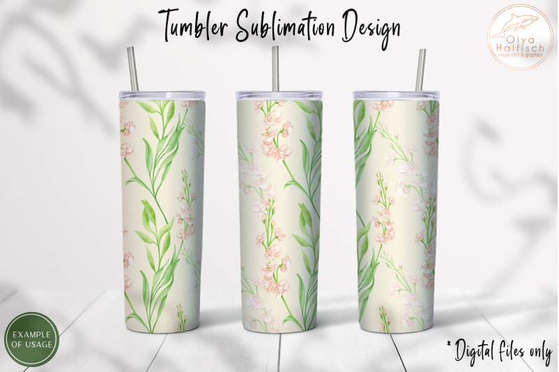 watercolor-floral-tumbler-wrap-png-spring-20oz-tumbler-sublimation