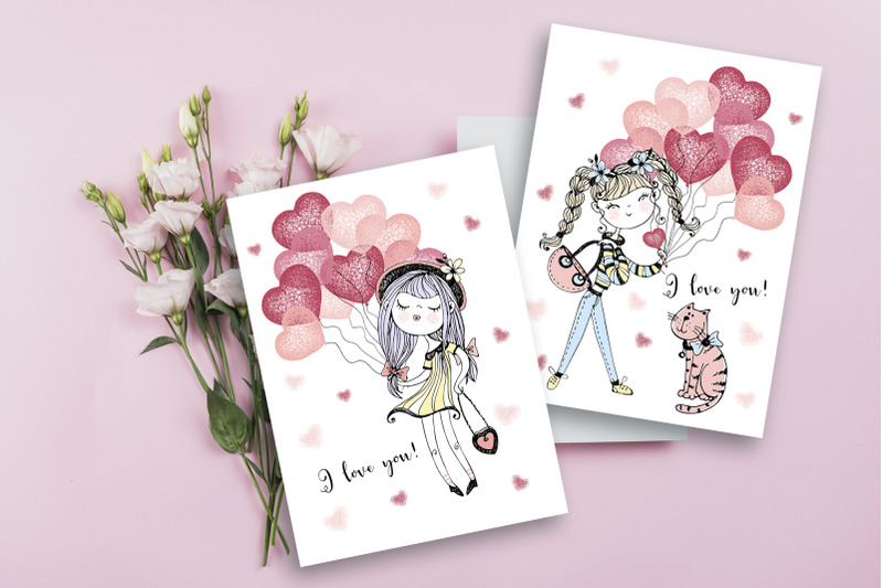 valentine-039-s-day-cute-girls-valentine-cards