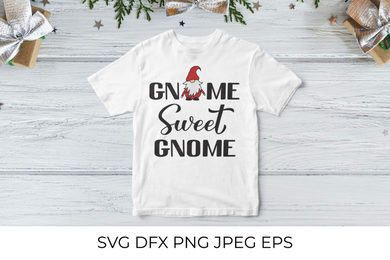 gnome-sweet-gnome-gnomes-quote-lettering