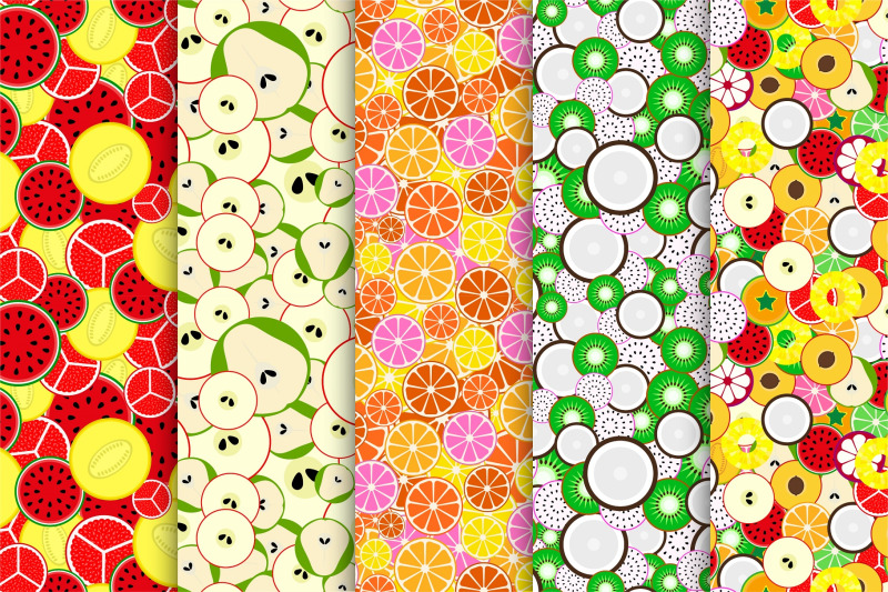 colorful-seamless-fruits-backgrounds