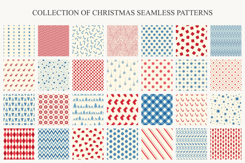 colorful-christmas-seamless-patterns