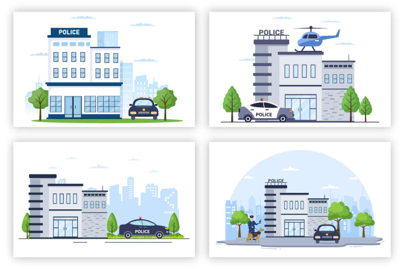 20-police-station-department-building-illustration