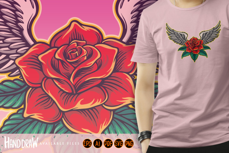 angel-roses-wing-love-valentine-symbol