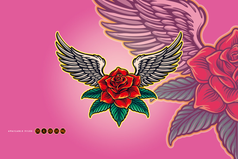 angel-roses-wing-love-valentine-symbol