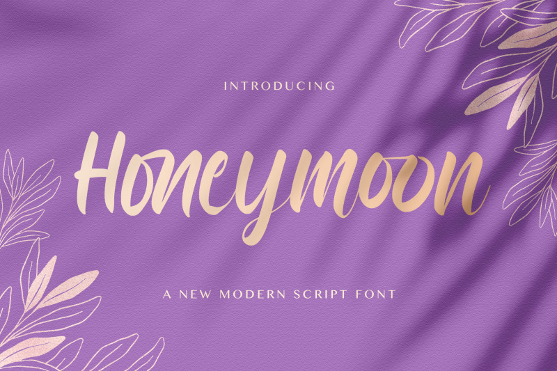 honeymoon-handwritten-font