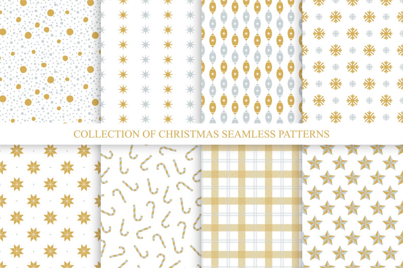 set-of-christmas-seamless-patterns