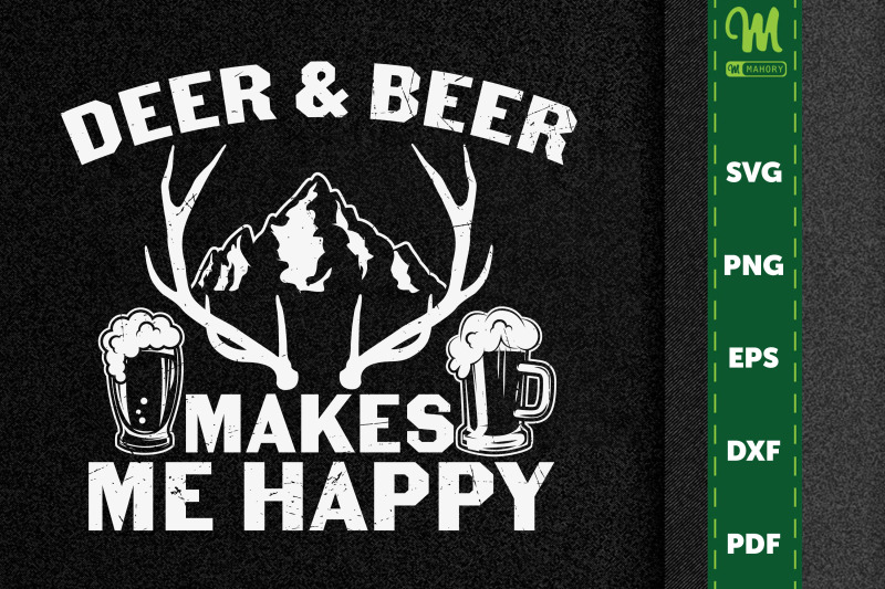 funny-deer-and-beer-make-me-happy