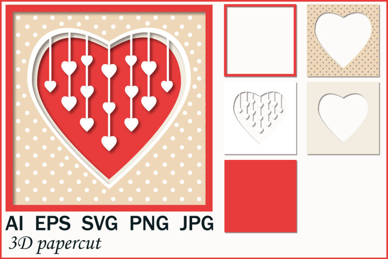 papercut-card-with-a-heart-for-valentine-039-s-day