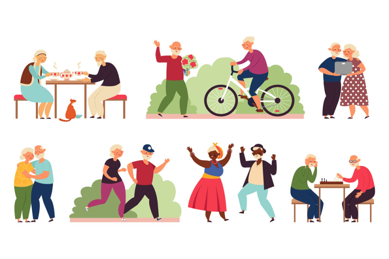 active-old-people-senior-group-activity-diverse-elderly-couple-party