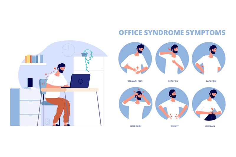 office-syndrome-work-pain-infographic-symptoms-of-incorrect-working