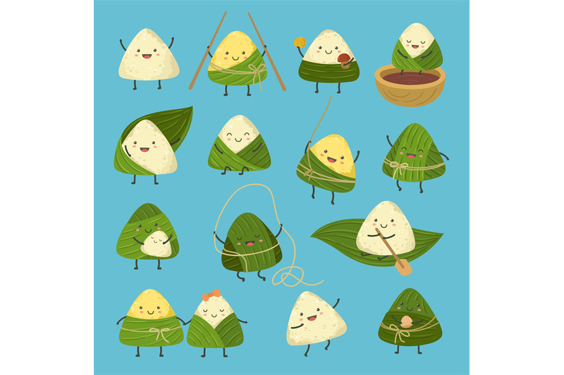 cartoon-dumplings-dragon-boat-festival-cute-rice-dumpling-stickers