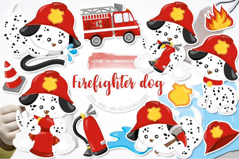 firefighter-dog