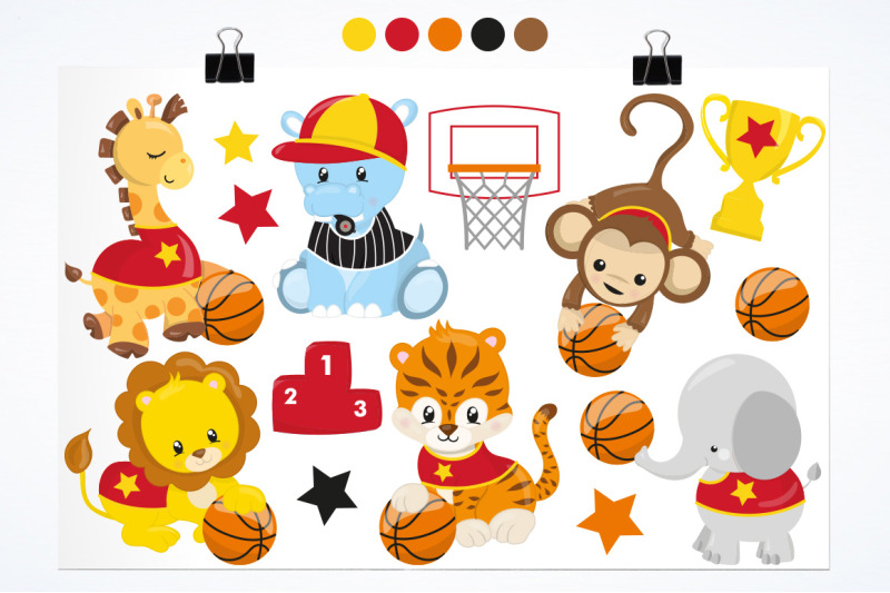 basquetball-animal-team