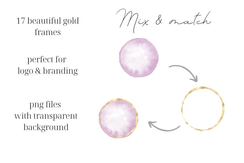 gold-circles-with-violet-watercolor