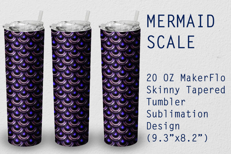 tumbler-tapered-20-oz-sublimation-mermaid-wrap-design