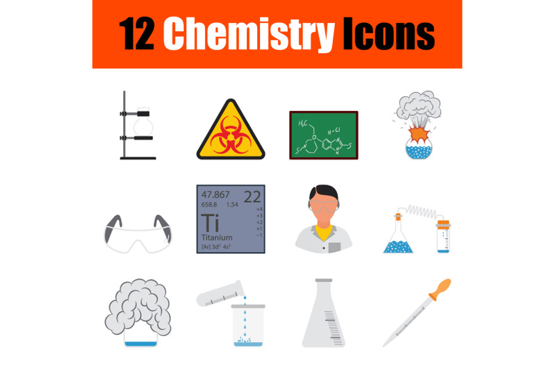 chemistry-icon-set