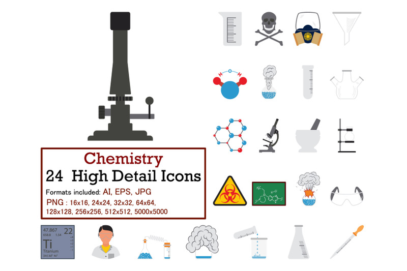 chemistry-icon-set